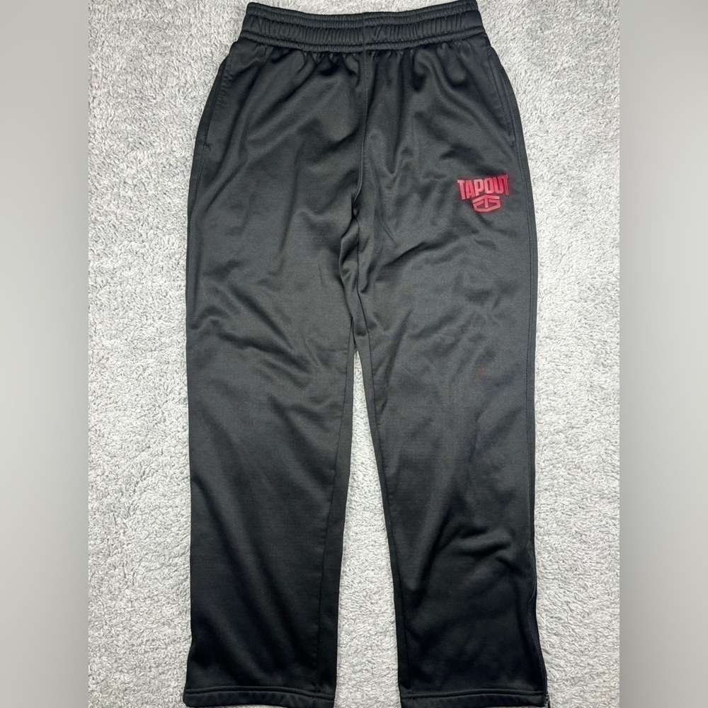 Tapout Pants Mens Medium Warm Up Gym Fitness Training Y2K Style MMA Lifting